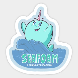 Seafoam: a Friend for Madison Logo Sticker